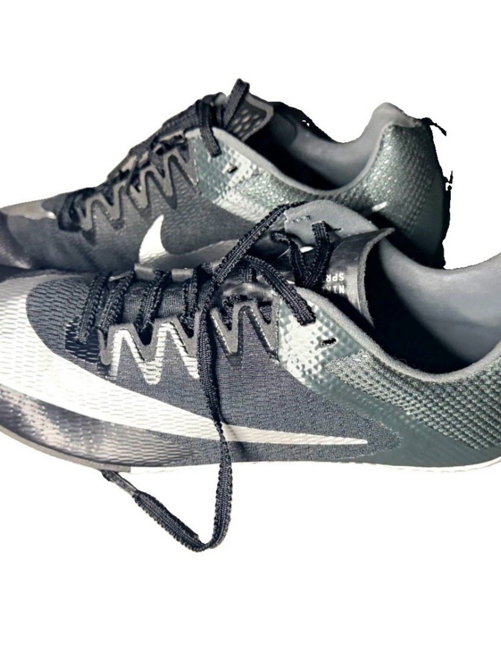 Nike Men's Black and Gray Lightweight Athletic Running Shoes